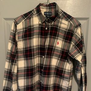 Ralph Lauren kids long sleeved button down shirt